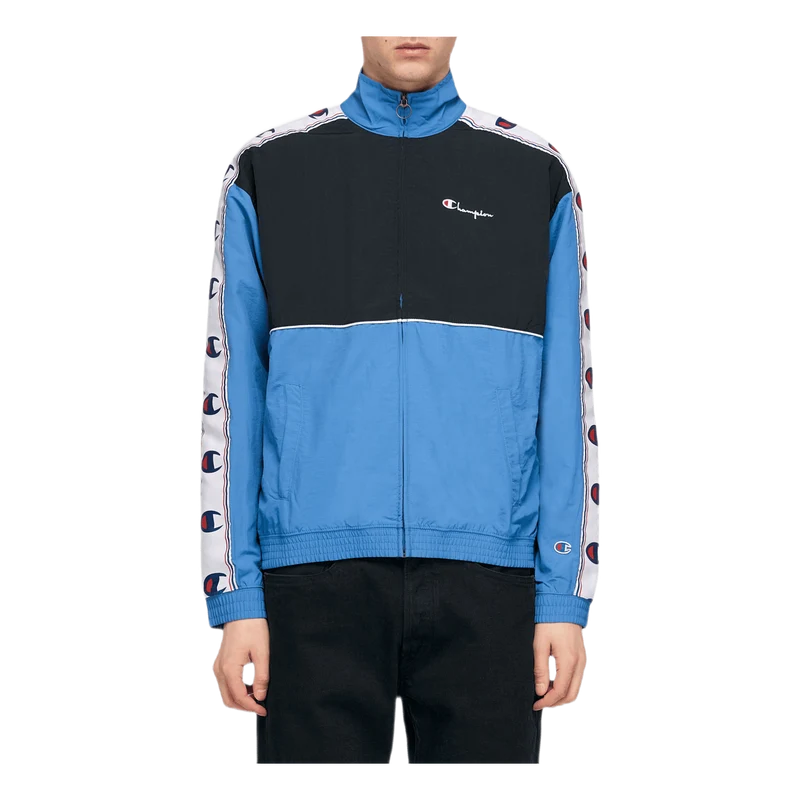 Reverse Weave Full Zip Jacket Blue