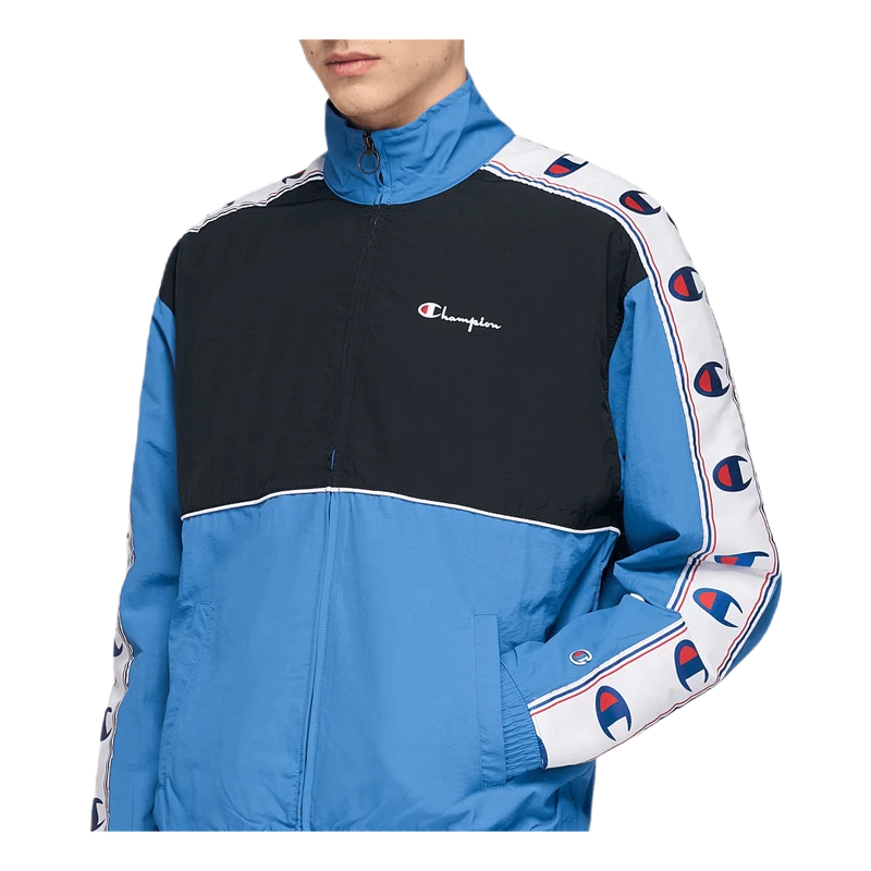 Reverse Weave Full Zip Jacket Blue