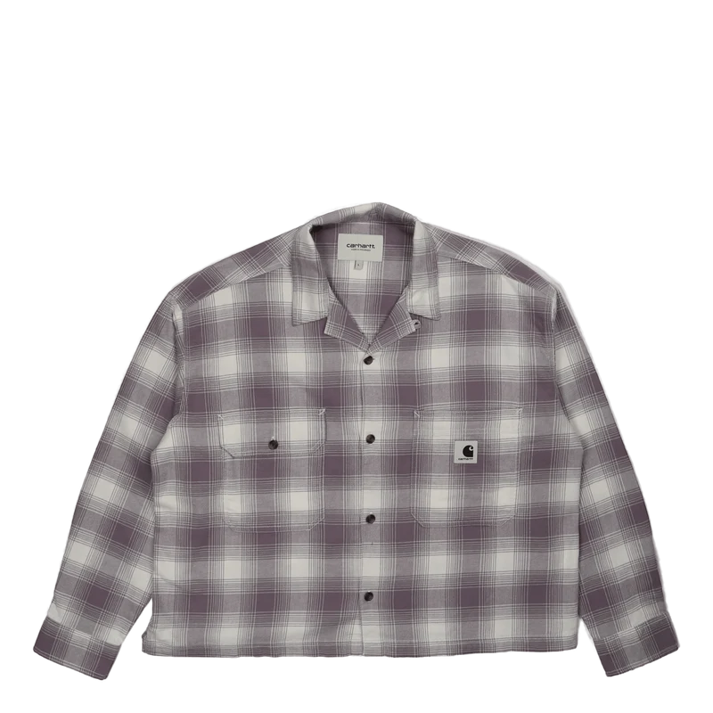 W' L/s Deaver Shirt Deaver Check, Misty Thistle