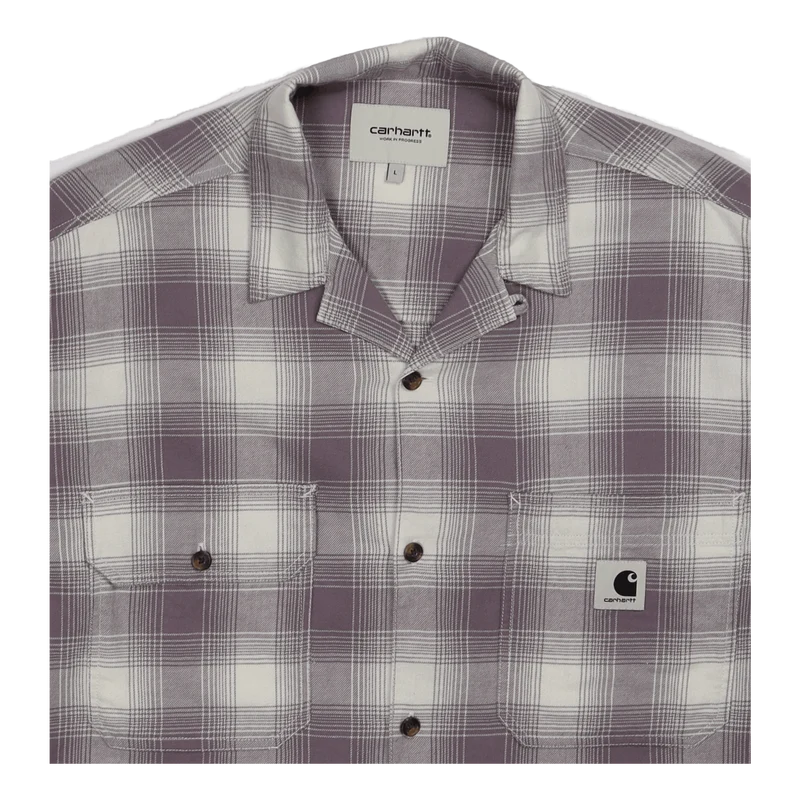 W' L/s Deaver Shirt Deaver Check, Misty Thistle