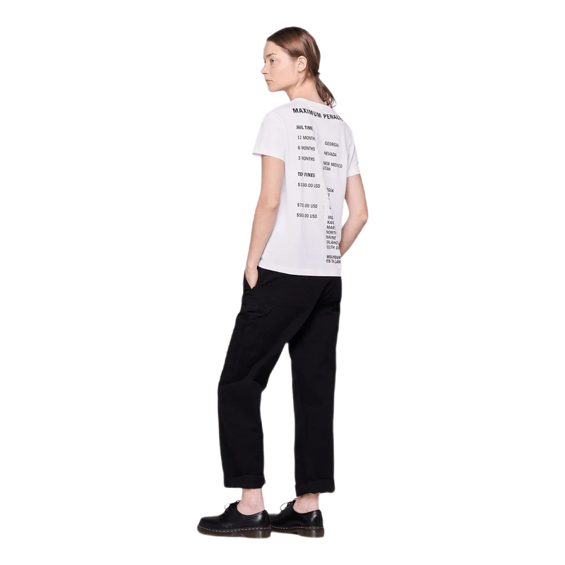 Helmut Laws Tee White