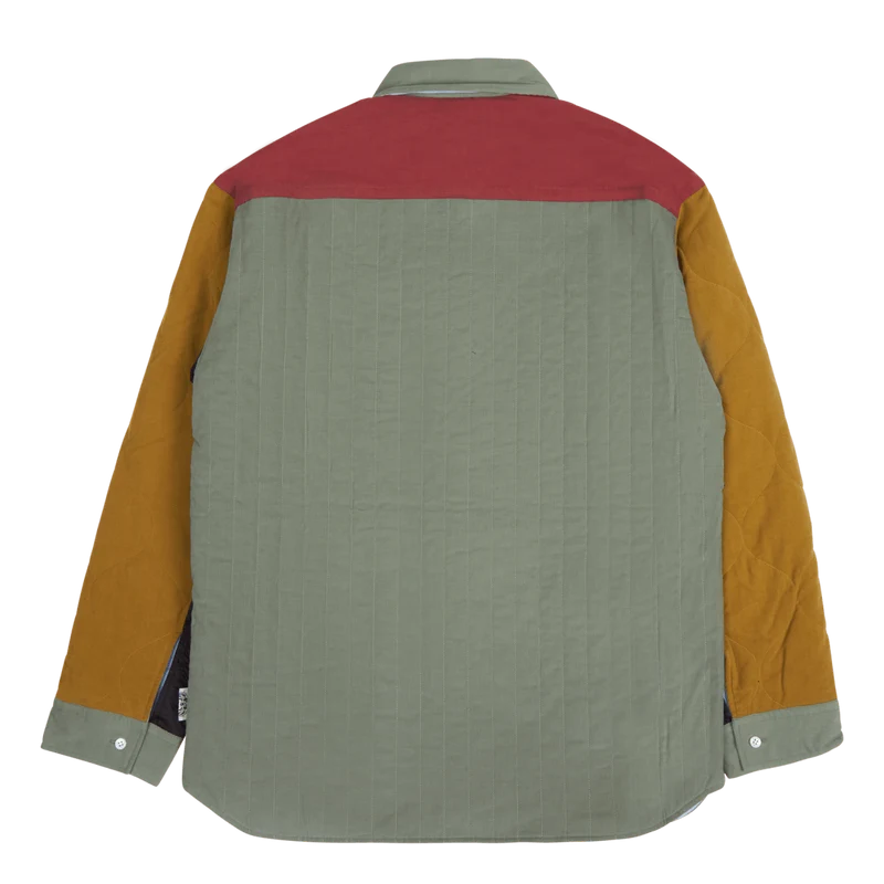 Reversible Quilted Shirt Lime Tea