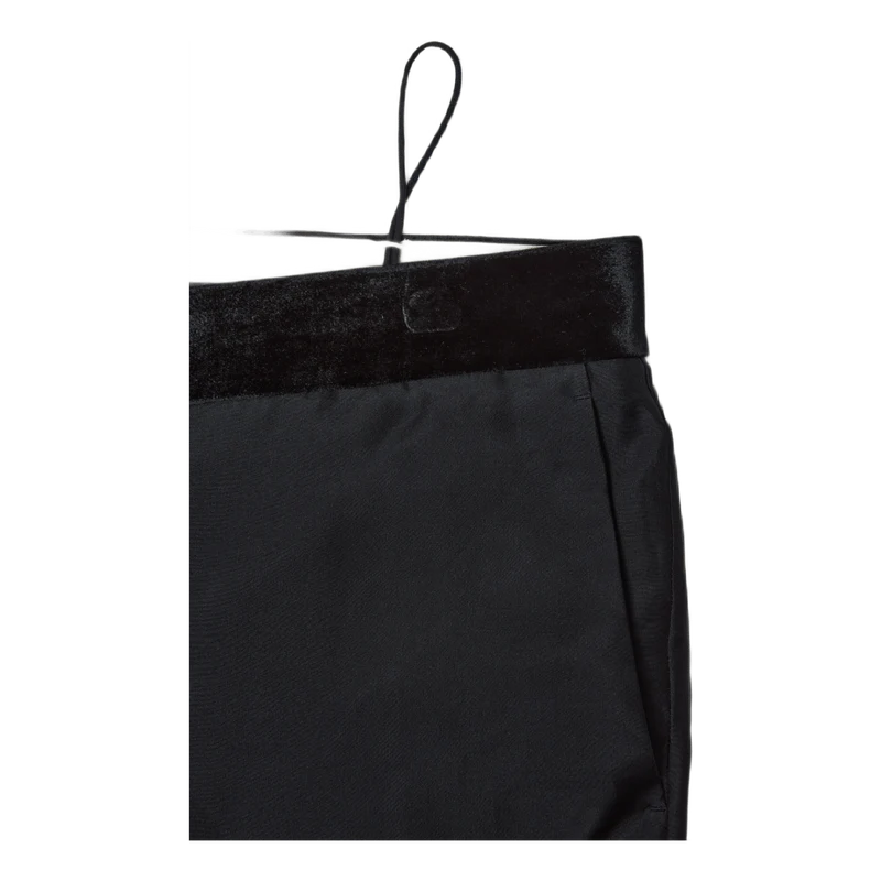 Straight Leg Organza Pant Blac Black