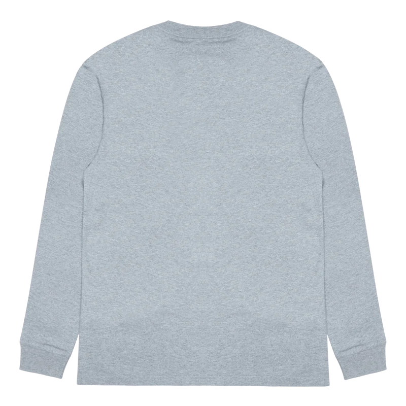 L/s Chase T-shirt 100% Cotton Grey Heather / Gold