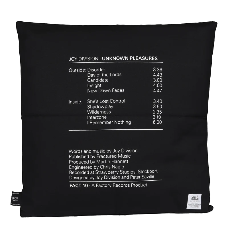 Joy Division Square Cushion "u Multi