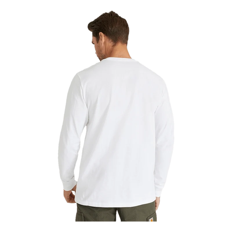L/s Pocket T-shirt Cotton Sing