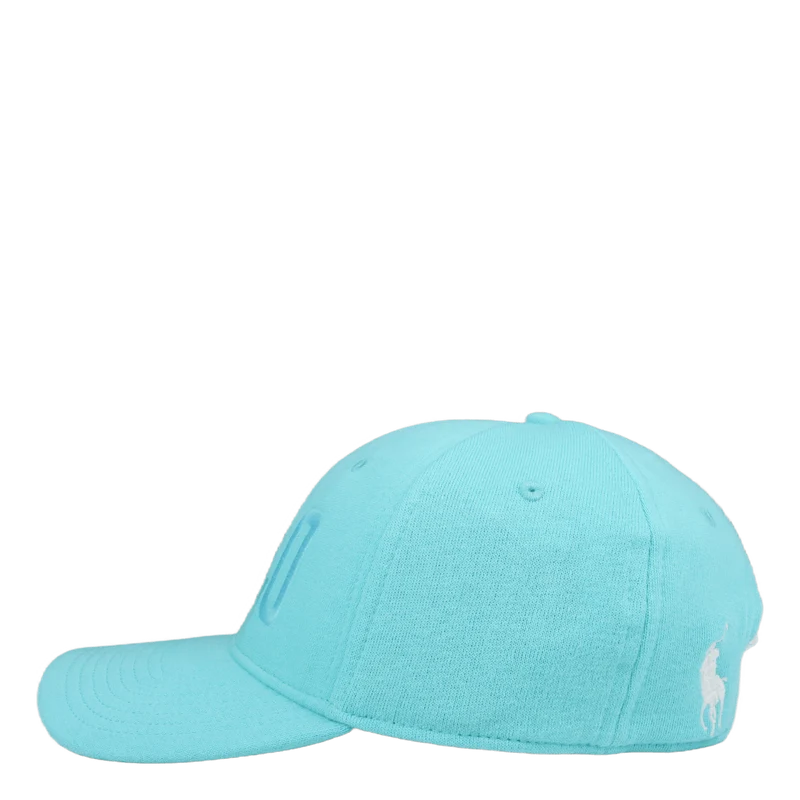 Logo Fleece Ball Cap Vacation Blue