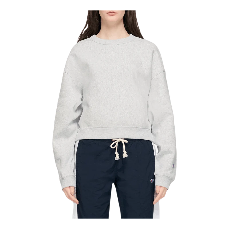 Sleeve Logo Crewneck Sweatshir Gray