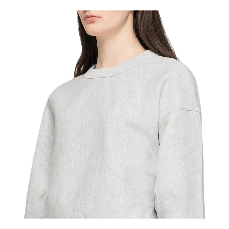 Sleeve Logo Crewneck Sweatshir Gray