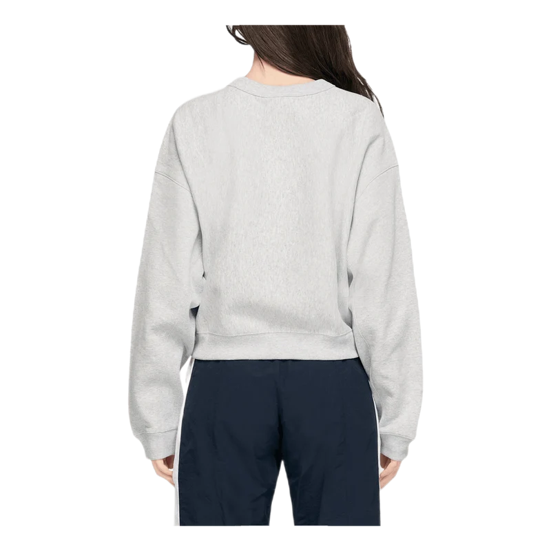Sleeve Logo Crewneck Sweatshir Gray
