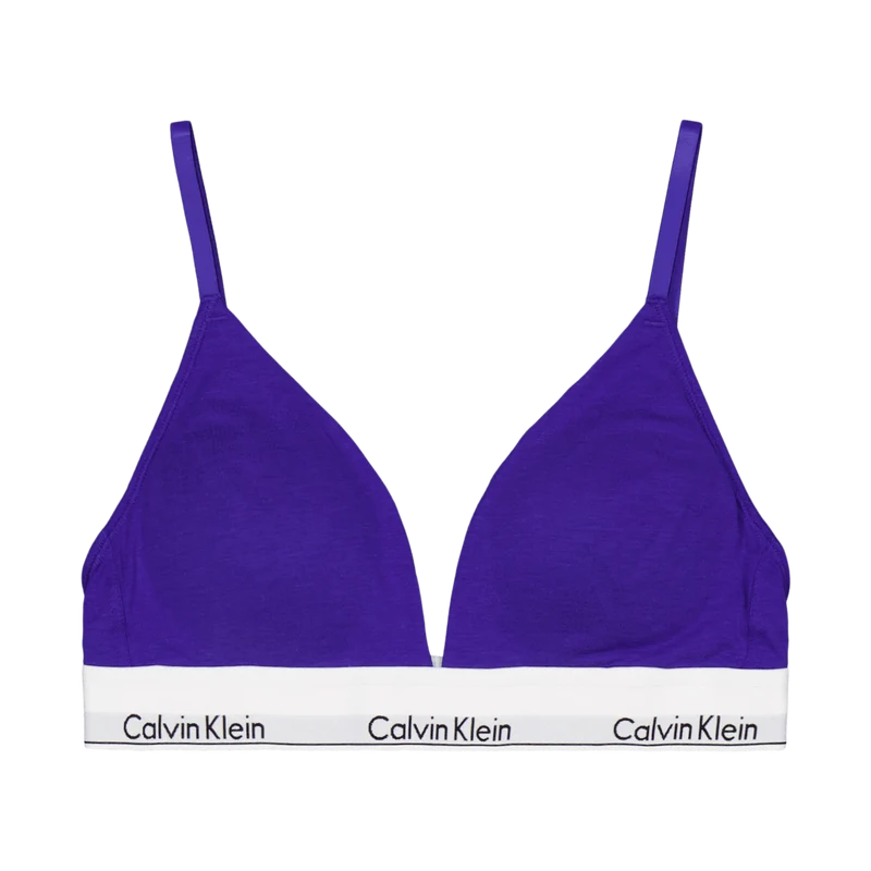 Modern Cotton Lght Lined Trian Blue