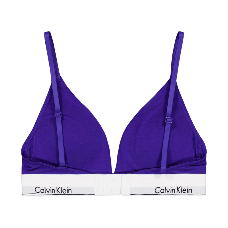 Modern Cotton Lght Lined Trian Blue