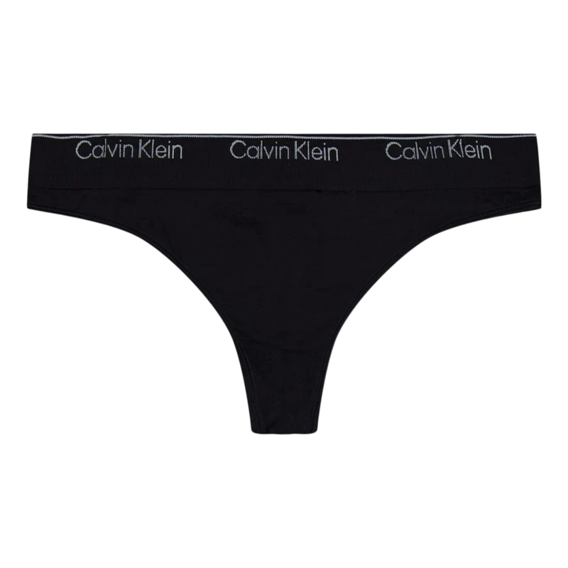 Modern Seamless Thong Black