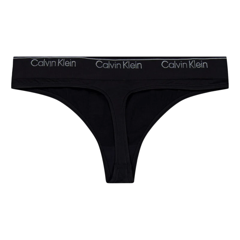 Modern Seamless Thong Black