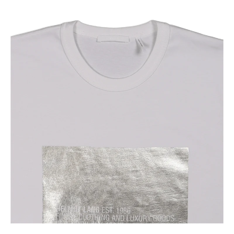 Silver Tee.metallic White