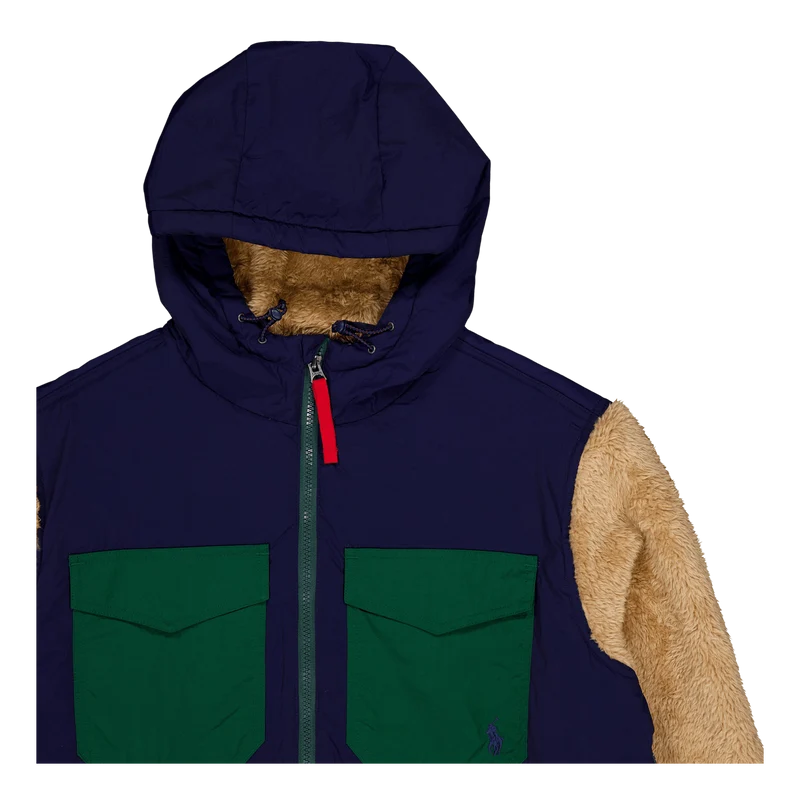 Hybrid Hoodie Camel Multi