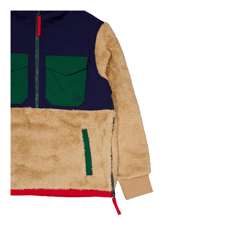 Hybrid Hoodie Camel Multi