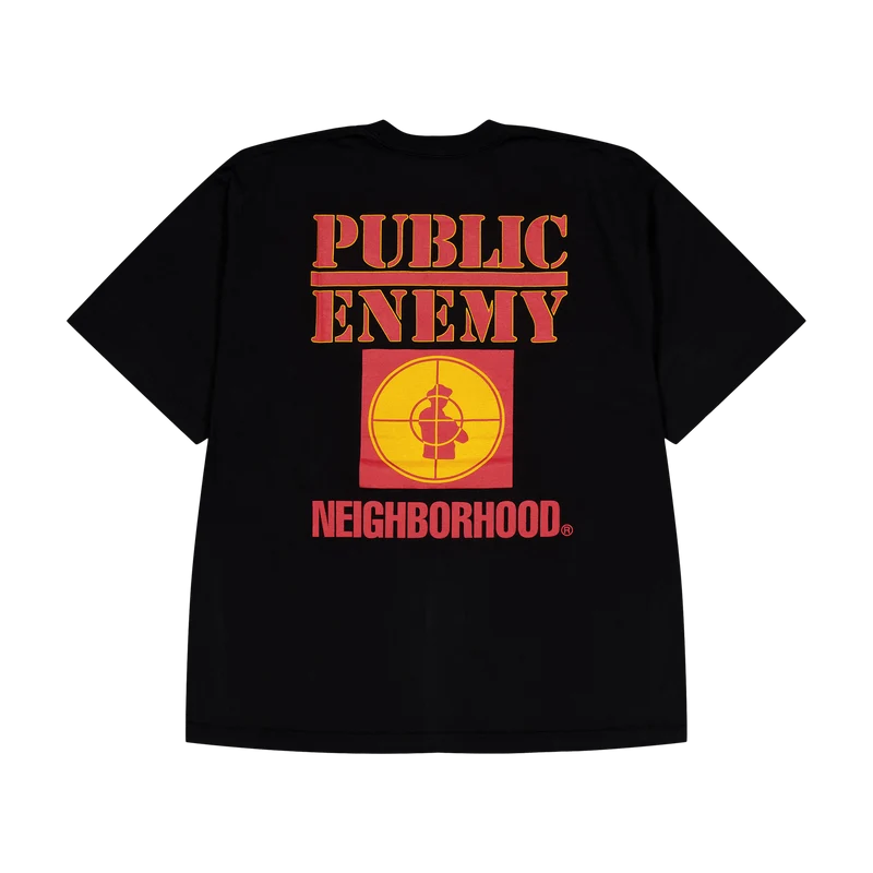 Nh X Public Enemy . Tee Ss-1 Black
