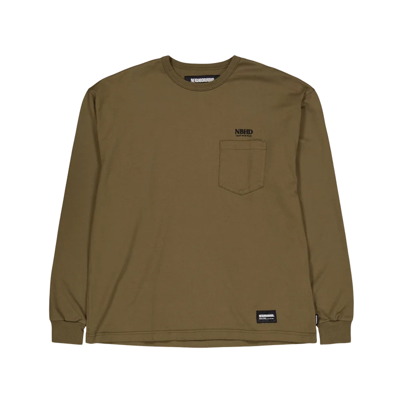 Classic-p Crewneck Ls Olive Drab