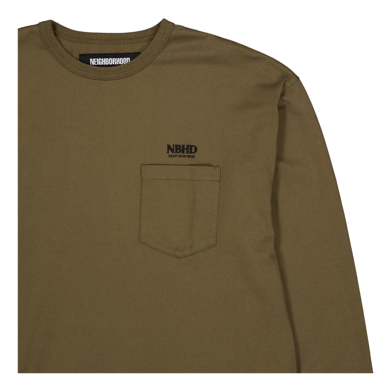 Classic-p Crewneck Ls Olive Drab