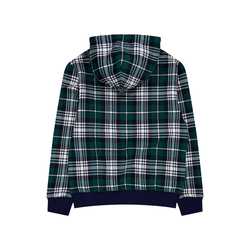 Polo Bear Plaid Fleece Hoodie Fa23 Tartan Hrtg Bear