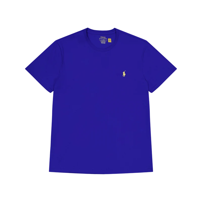 Custom Slim Fit Jersey Crewneck T-Shirt New Sapphire/C1257