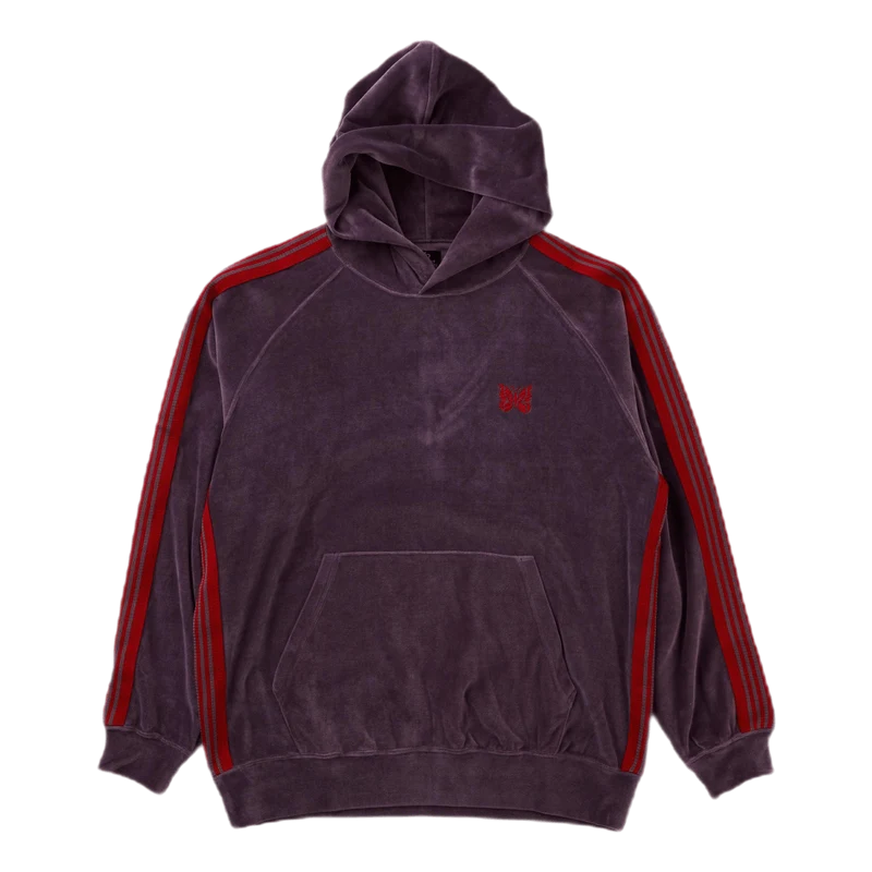 Track Hoody - C/pe Velour Purple
