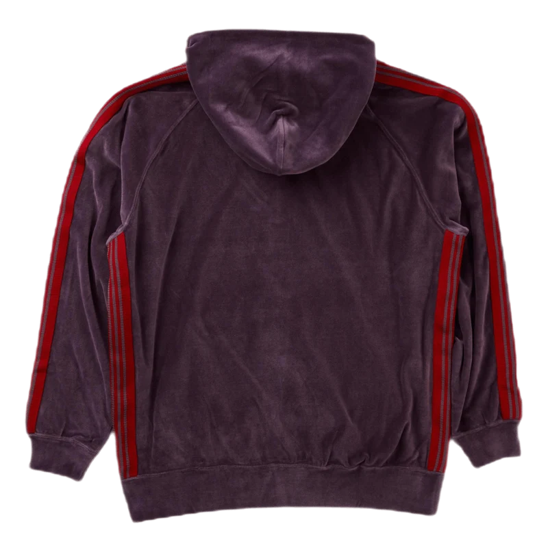 Track Hoody - C/pe Velour Purple