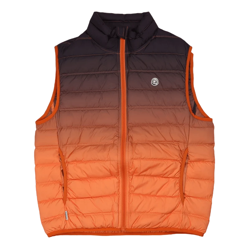 Gradient Lightweight Down Vest Orange