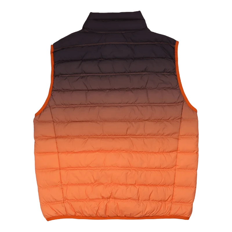 Gradient Lightweight Down Vest Orange