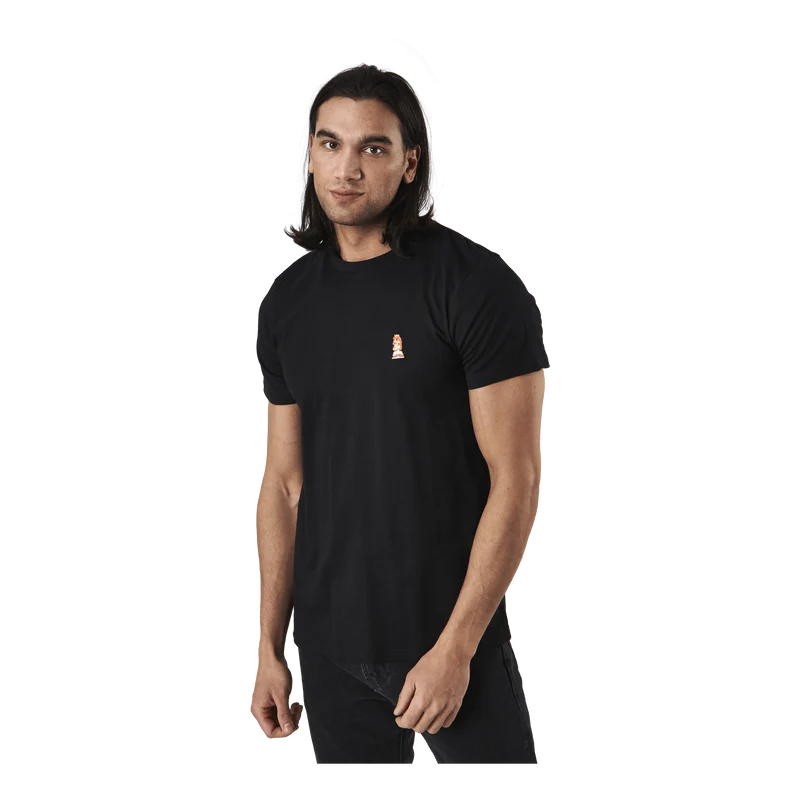 T-shirt Stockholm Peach Black