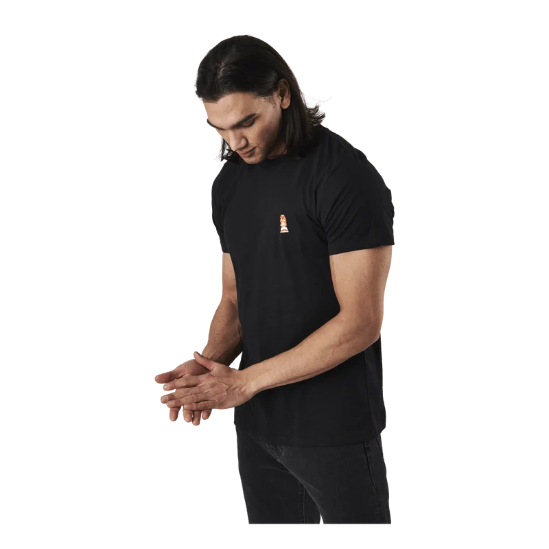 T-shirt Stockholm Peach Black