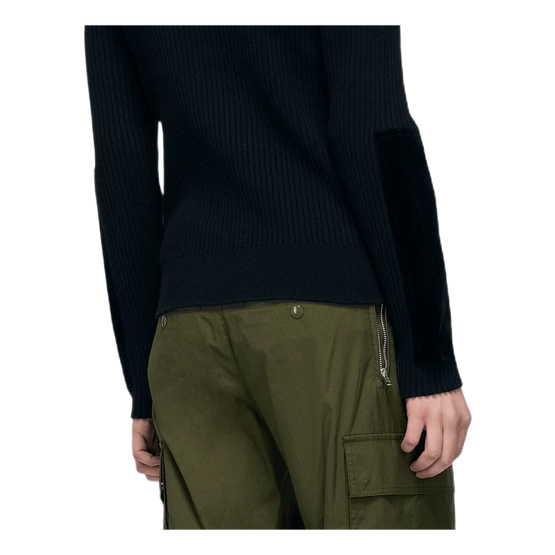 Patch Crewneck Black