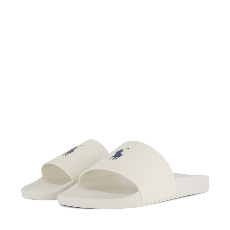 Signature Pony Slide Deckwash White / Navy PP