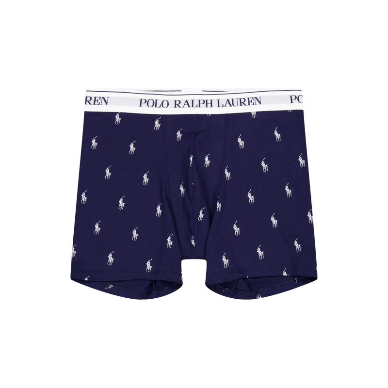 Stretch Cotton Boxer Brief 3-Pack 3PK Crs Nvy / White / Crs Nvy Aopp