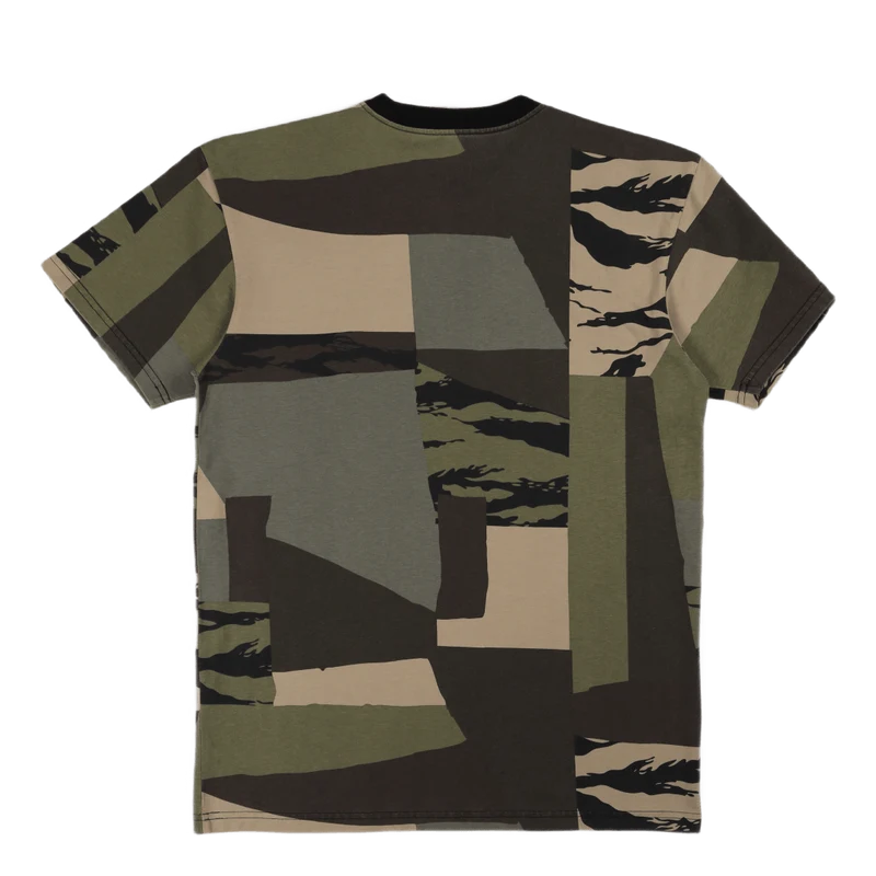 S/s Chase T-shirt Camo Mend / Gold