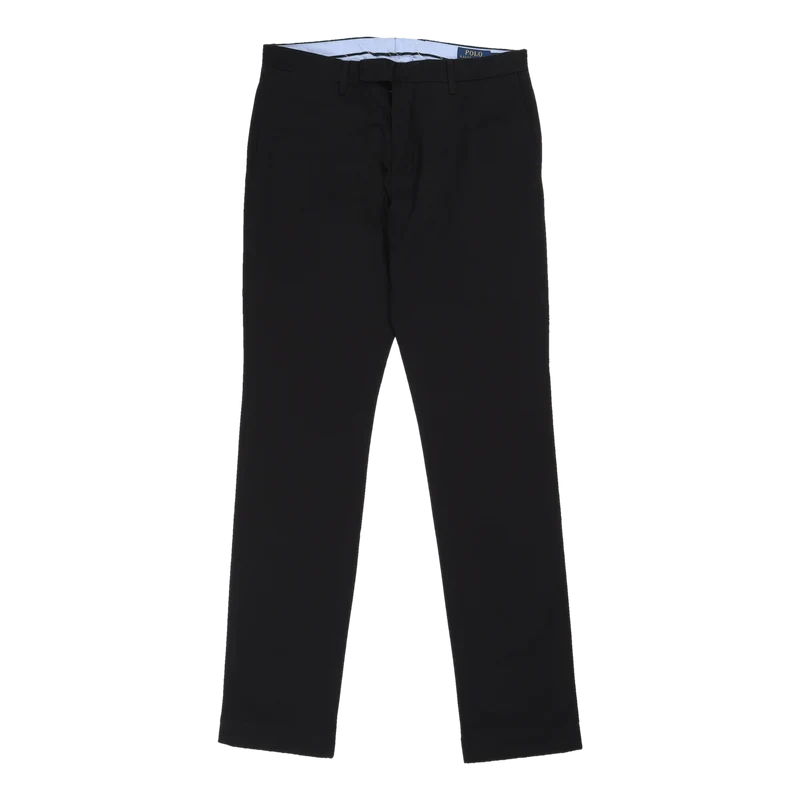 Stretch Slim Fit Chino Pant Polo Black