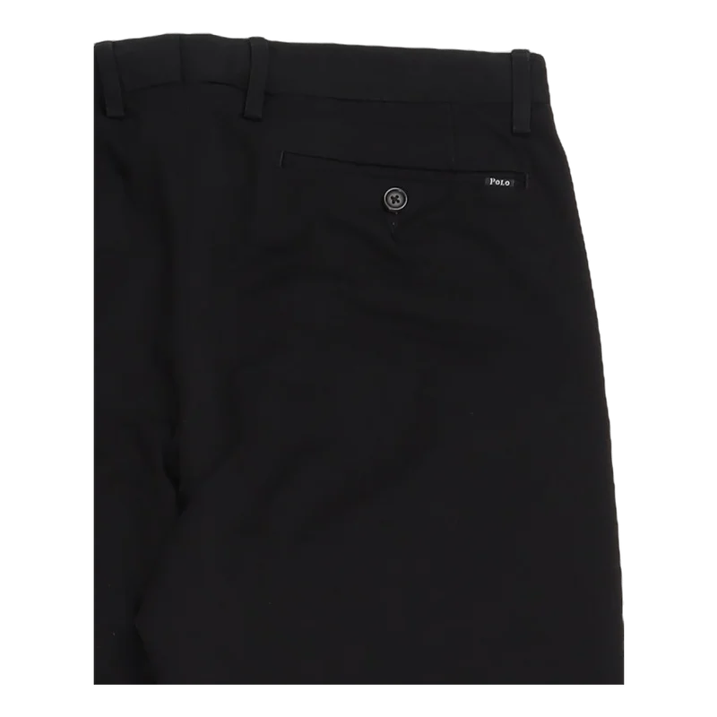 Stretch Slim Fit Chino Pant Polo Black
