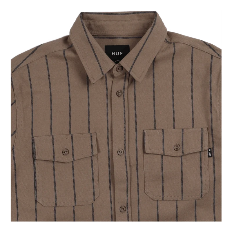 Issue Stripe Flannel Walnut
