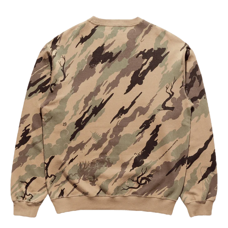 Organic Camo Crew Sweat Organi Woodland