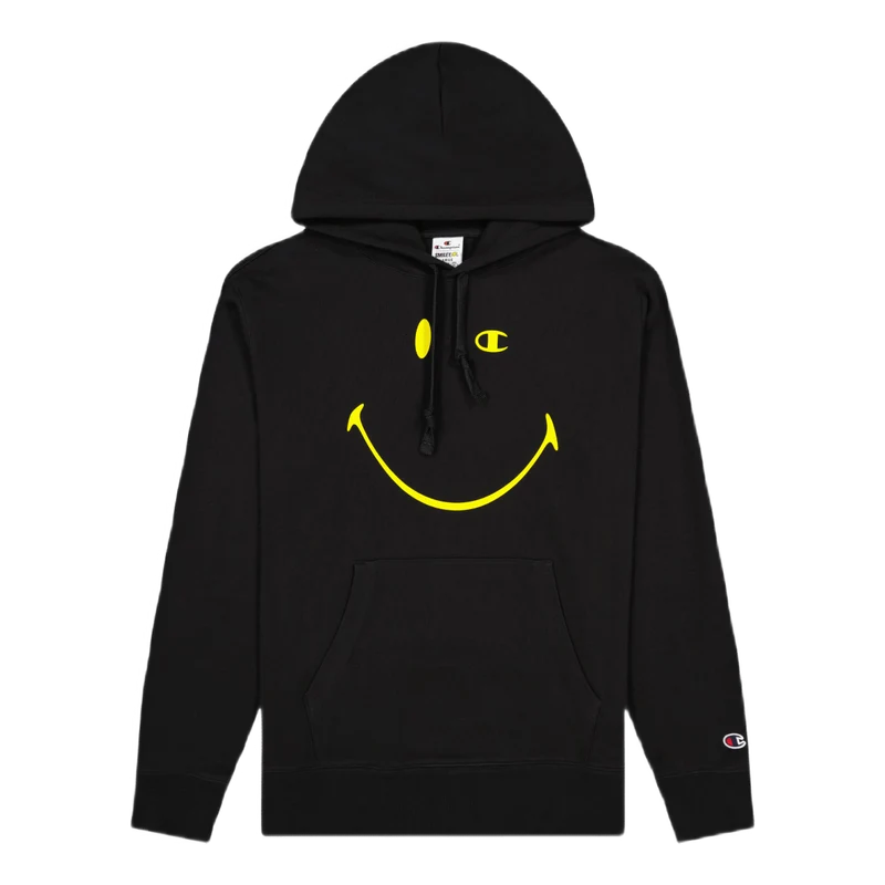 Champion X Smiley - Hooded Ful Black Beauty