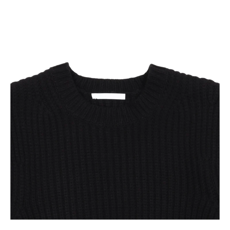 Nylon Slv Crew.aviat Black