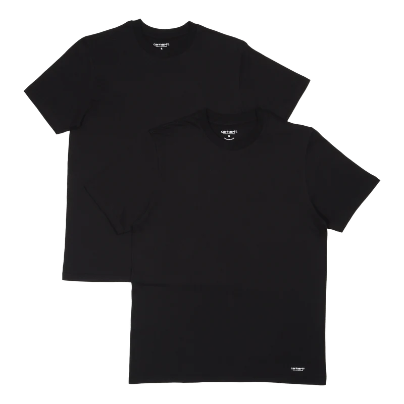 Standard Crew Neck T-shirt Black + Black