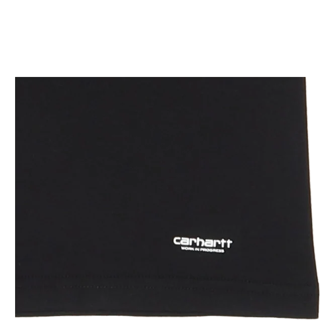 Standard Crew Neck T-shirt Black + Black