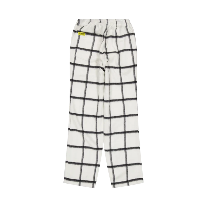 Bafaka - Plaid Trousers White Chekpattern