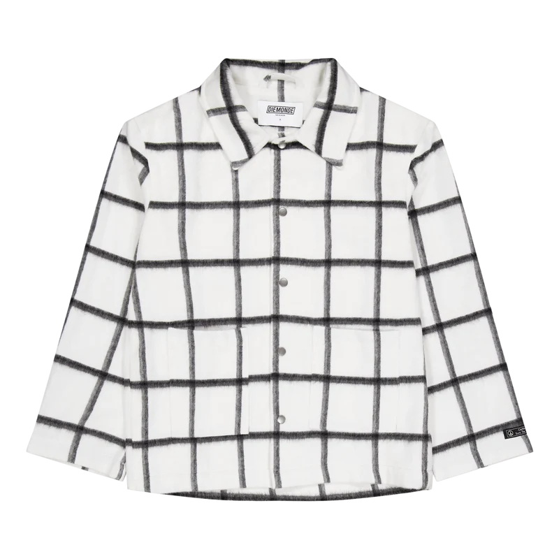 Bafaka Plaid - Jacket White Chekpattern