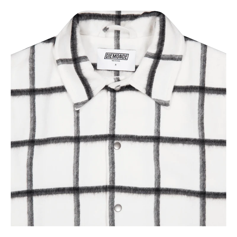 Bafaka Plaid - Jacket White Chekpattern