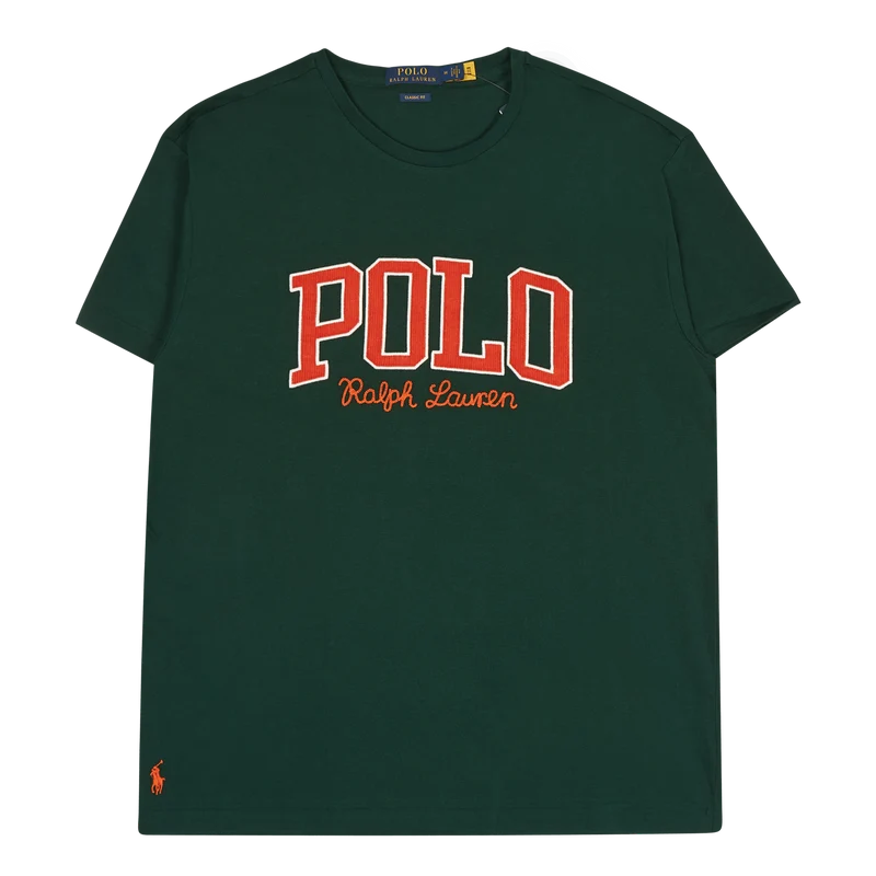 Classic Fit Logo Jersey T-Shirt College Green