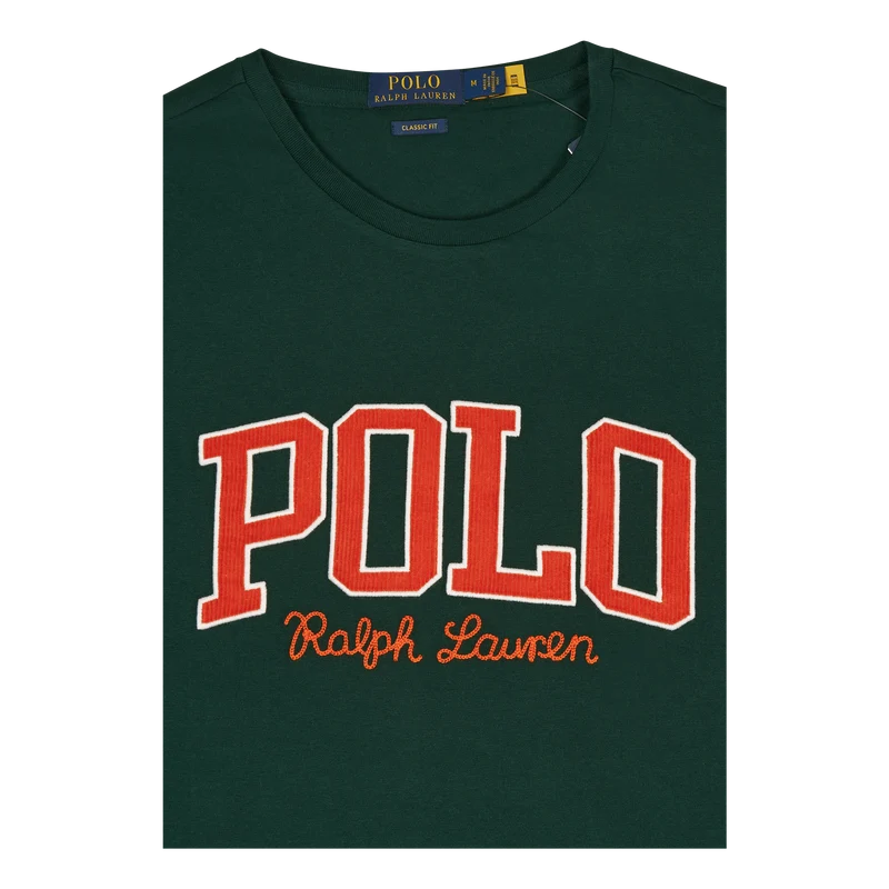 Classic Fit Logo Jersey T-Shirt College Green