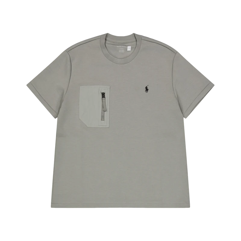 Double-Knit Pocket T-Shirt Performance Grey